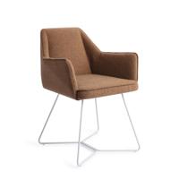 Jesper Home Eetkamerstoel 'Tome' Beehive White, kleur Cinnamon Bun - thumbnail