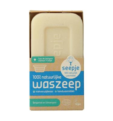Seepje Vaste waszeep - bergamot en limoengras Seepje Vaste waszeep - bergamot en limoengras