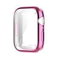 Siliconen case (volledig beschermd) 45mm - Roze - Geschikt voor Apple watch 45mm - thumbnail