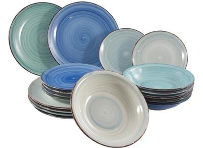 Serviesset Curaçao - Blauw - 18-delig Serviesset Curaçao - Blauw - 18-delig