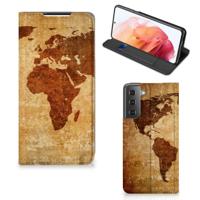 Samsung Galaxy S21 | Book Cover | Wereldkaart - thumbnail