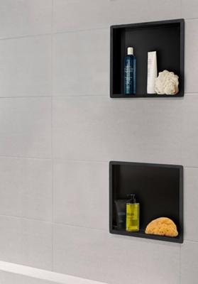 Wiesbaden Inbouwnis | Exellence | 30x30x7cm | Mat Zwart Wiesbaden Inbouwnis | Exellence | 30x30x7cm | Mat Zwart