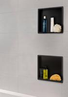 Wiesbaden Inbouwnis | Exellence | 30x30x7cm | Mat Zwart - thumbnail