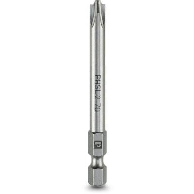 Phoenix Contact SF-BIT-PHSL 1-70 Plus/minus-bit PH 1 Gereedschapsstaal Taai, Gelegeerd E 6.3 5 stuk(s)