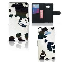 Samsung Galaxy A3 2017 | Telefoonhoesje | Met pasjeshouder | Koeienvlekken - thumbnail