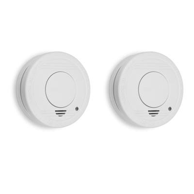 Smartwares FSM-11512 Rookmelder Set van 2 stuks Incl. batterij (5 jaar) werkt op batterijen (Ø x h) 100 mm x 35 mm Smartwares FSM-11512 Rookmelder Set van 2 stuks Incl. batterij (5 jaar) werkt op batterijen (Ø x h) 100 mm x 35 mm