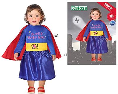 Kostuums voor Baby's Multicolour Stripheld Superheld (2 Onderdelen) (2 pcs) - Maat: 6-12 Maanden - Maat: 6-12 Maanden