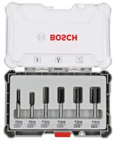 Freesset, 8 mm schacht, 6-delig Bosch Accessories 2607017466 Diameter 8 mm - thumbnail