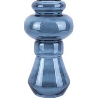 Bloemenvaas Morgana medium 35x 18 cm - donkerblauw - thumbnail