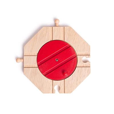 Bigjigs houten rails - 4-richting draaiplateau