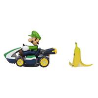 Mario Kart Mini Racer - Spin Out Luigi Kart - thumbnail