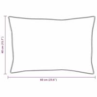 Dekbed Set met kussen 2 pcs Wit 135 x 200 cm Dons - thumbnail