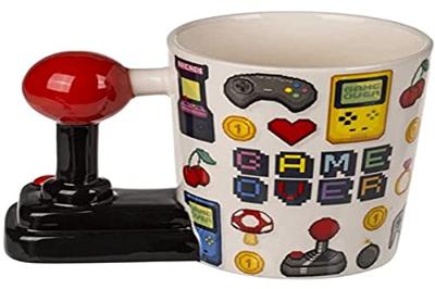 Game Over mok met joystick oor Game Over mok met joystick oor