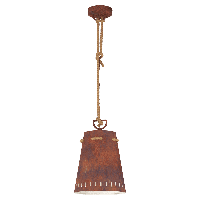 Eglo Roestbruine hanglampMeopham Ø 24cm - 43404 - thumbnail