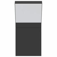 Buitenwandlampen 2 st LED gegoten aluminium zwart - thumbnail