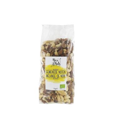 Nice & Nuts Gemengde noten rauw bio 1 Kilogram Nice & Nuts Gemengde noten rauw bio 1 Kilogram