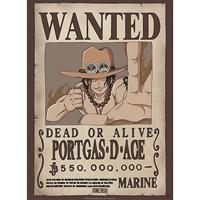 Poster One Piece - Wanted Ace - 38x52cm - thumbnail