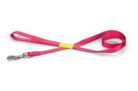 Hondenriem Uni 120cm x 20mm roze - thumbnail