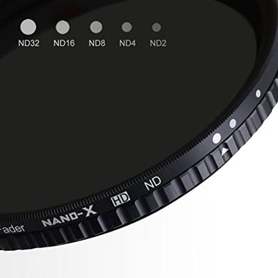 K&F Concept variabel ND Filter ND2-ND32 Nano X - 72mm - thumbnail