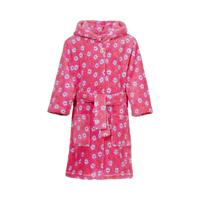 Playshoes Badjas Bloemen Meisjes Roze Maat 146/152 - thumbnail