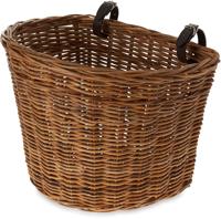 BASIL Rotan fietsmand darcy l 41 x 35 x 34 cm - naturel - thumbnail