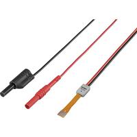 VOLTCRAFT MB-702 Meetadapter voor batterij - Recht Zwart, Rood - thumbnail