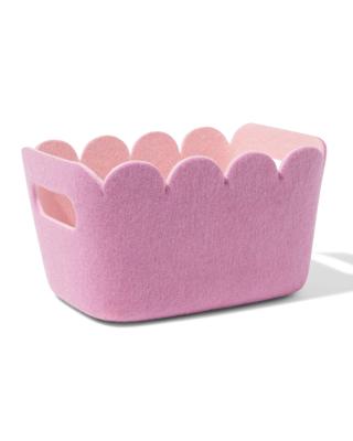 HEMA Mand 20x12cm vilt paars