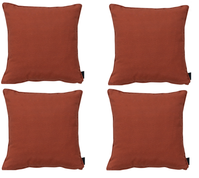Pillow 60 x 60 Piping Panama terra (4 stuks) Madison - Madison Pillow 60 x 60 Piping Panama terra (4 stuks) Madison - Madison