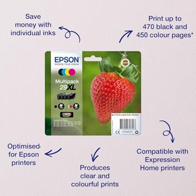 Epson Inktcartridge T2996, 29XL Origineel Combipack Zwart, Cyaan, Magenta, Geel C13T29964012 - thumbnail