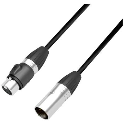 Adam Hall 4 STAR DGH 0500 IP65 XLR Verbindingskabel [1x XLR-stekker 5-polig - 1x XLR-bus 5-polig] 5 m Zwart
