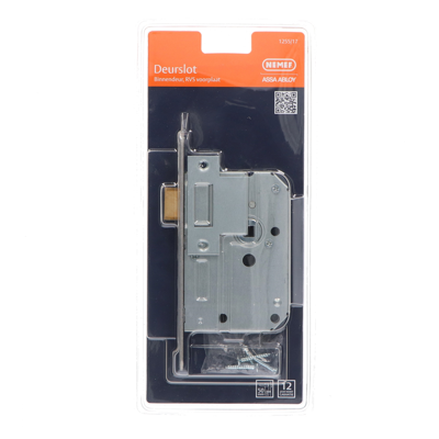 Nemef_YALE 1255 Loopslot | DM50mm | krukgat 8mm | voorplaat RVS 20x174mm afgerond | messing dagschoot | DR 1+3/2+4 - 9125517531 Nemef_YALE 1255 Loopslot | DM50mm | krukgat 8mm | voorplaat RVS 20x174mm afgerond | messing dagschoot | DR 1+3/2+4 - 9125517531