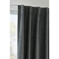 Gordijn Fabian - donkergrijs - 135x280 cm (1 stuk) - thumbnail