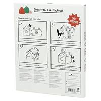 Doe-Het-Zelf Kerstmis Ginger Lane 100% Karton Kat Speelhuisje - thumbnail