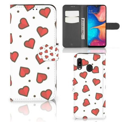 Samsung Galaxy A30 | Telefoon Hoesje | Hearts Samsung Galaxy A30 | Telefoon Hoesje | Hearts