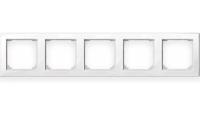 Merten S-Smart afdekraam 5-voudig Polarwit glanzend 478519 - thumbnail