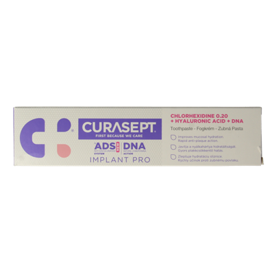 Curasept ADS DNA Implant Pro Tandpasta 0.20% CHX Curasept ADS DNA Implant Pro Tandpasta 0.20% CHX