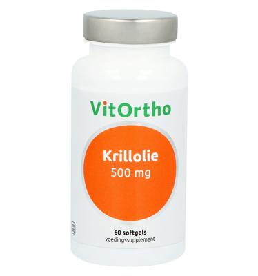 VitOrtho Krillolie 500mg 60 Softgels VitOrtho Krillolie 500mg 60 Softgels