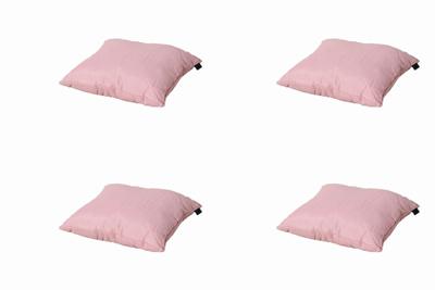 Kussen 45 x 45 zachtroze piping Panama zachtroze (4 stuks) Madison - Madison