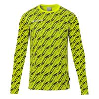 Uhlsport Progressive Keepersshirt Felgeel Zwart - thumbnail