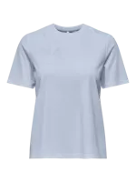 Only Onlsophia S/s Embroidery T-shirt Box Jrs T-shirts Soft Chambray - thumbnail