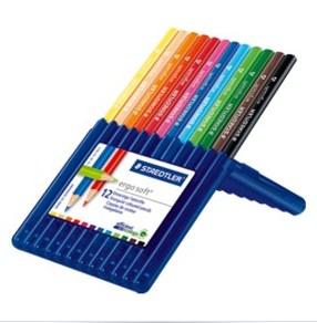 Staedtler driehoekig kleurpotlood Ergosoft 12 potloden Staedtler driehoekig kleurpotlood Ergosoft 12 potloden