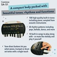 Casio SA-51 mini-keyboard - thumbnail