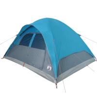 VidaXL Koepeltent 6-persoons waterdicht blauw - thumbnail