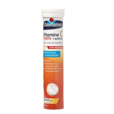 Davitamon Vitamine C + Extra D3 Bruistabletten