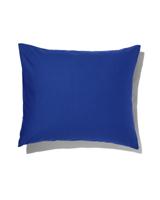 HEMA Kussensloop 60x70cm zacht katoen kobaltblauw (blauw) - thumbnail