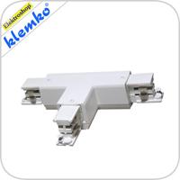 Euro 3 fase rails t - connector links (65x95 mm) wit - thumbnail