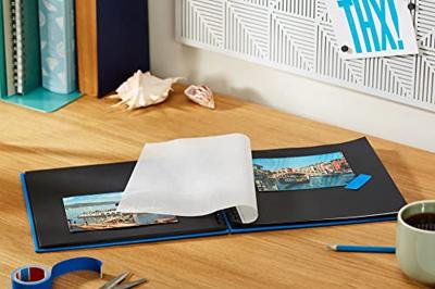 Hama 00113683 Ringbandalbum (b x h) 28 cm x 24 cm Blauw 50 bladzijden - thumbnail