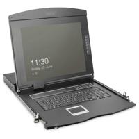 Digitus DS-72221-1UK KVM-console VGA Muis, Toetsenbord 1920 x 1080 Pixel - thumbnail