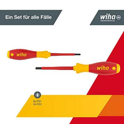 Wiha SB328S2 Schroevendraaierset SoftFinish electric PlusMin/Pozidriv 2-delig - 32282 - thumbnail