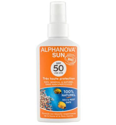 Alphanova Sun Sun spray vegan SPF50 125 Gram